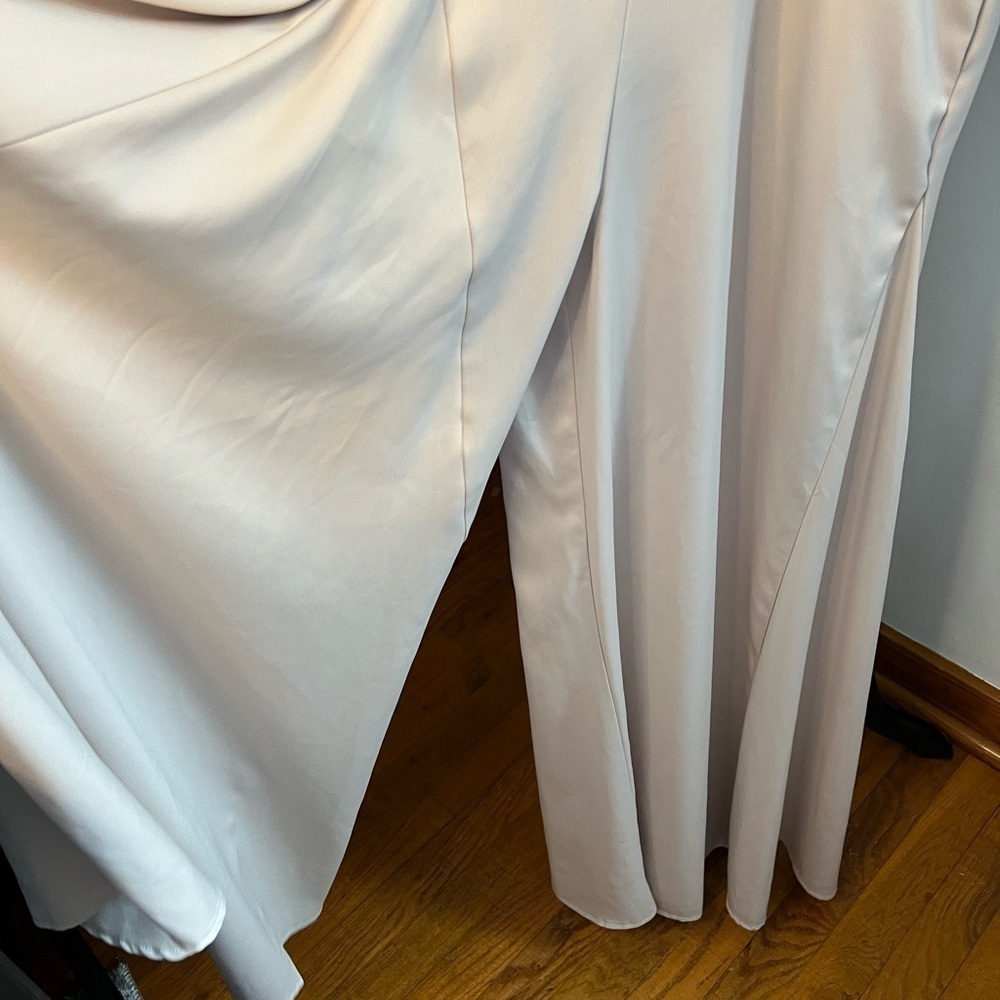 INA Cream Colored High Neck Jumpsuit - Picture 3 of 8